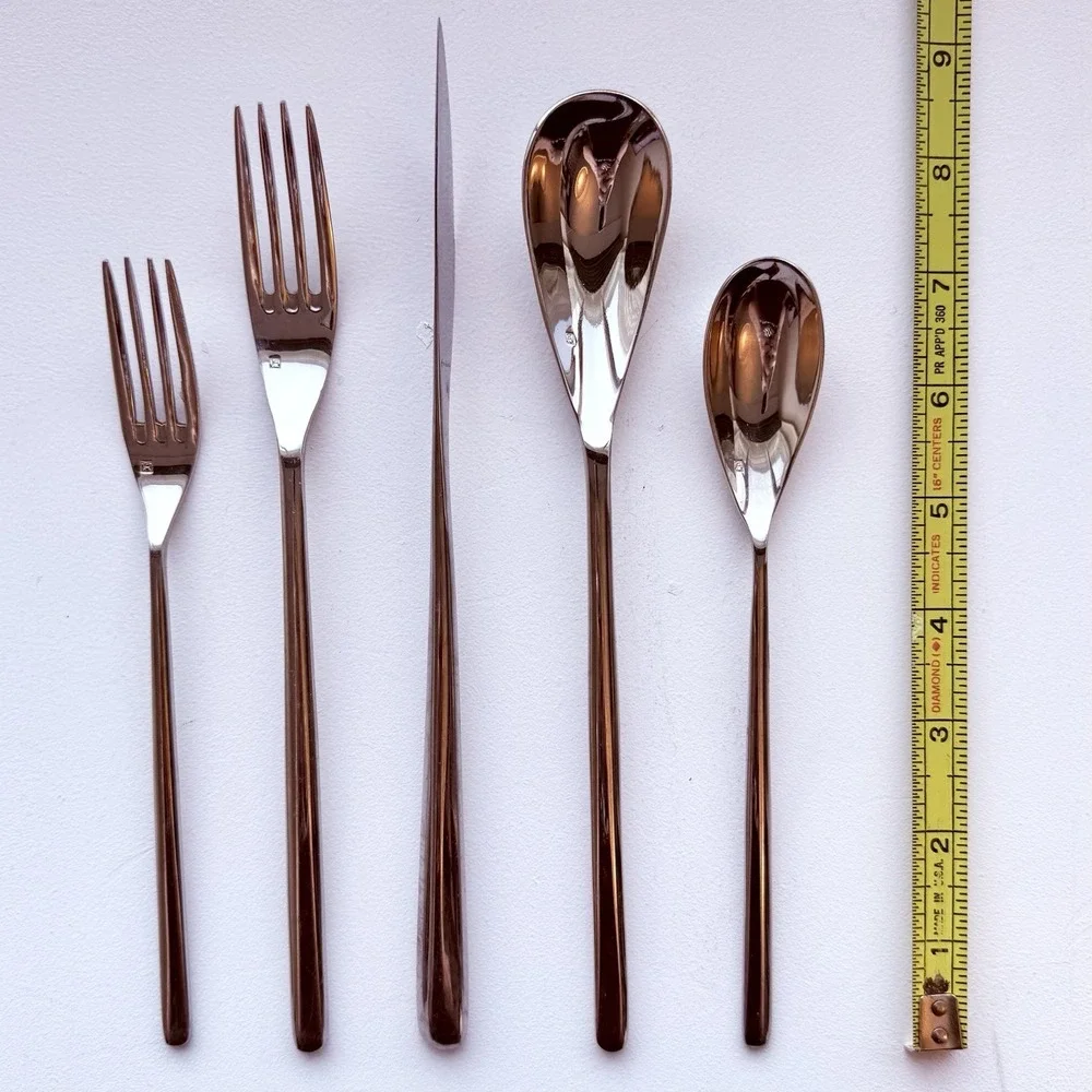 Fortessa‎ Dragonfly 18/10 Stainless Steel Flatware 5 Piece Place Setting